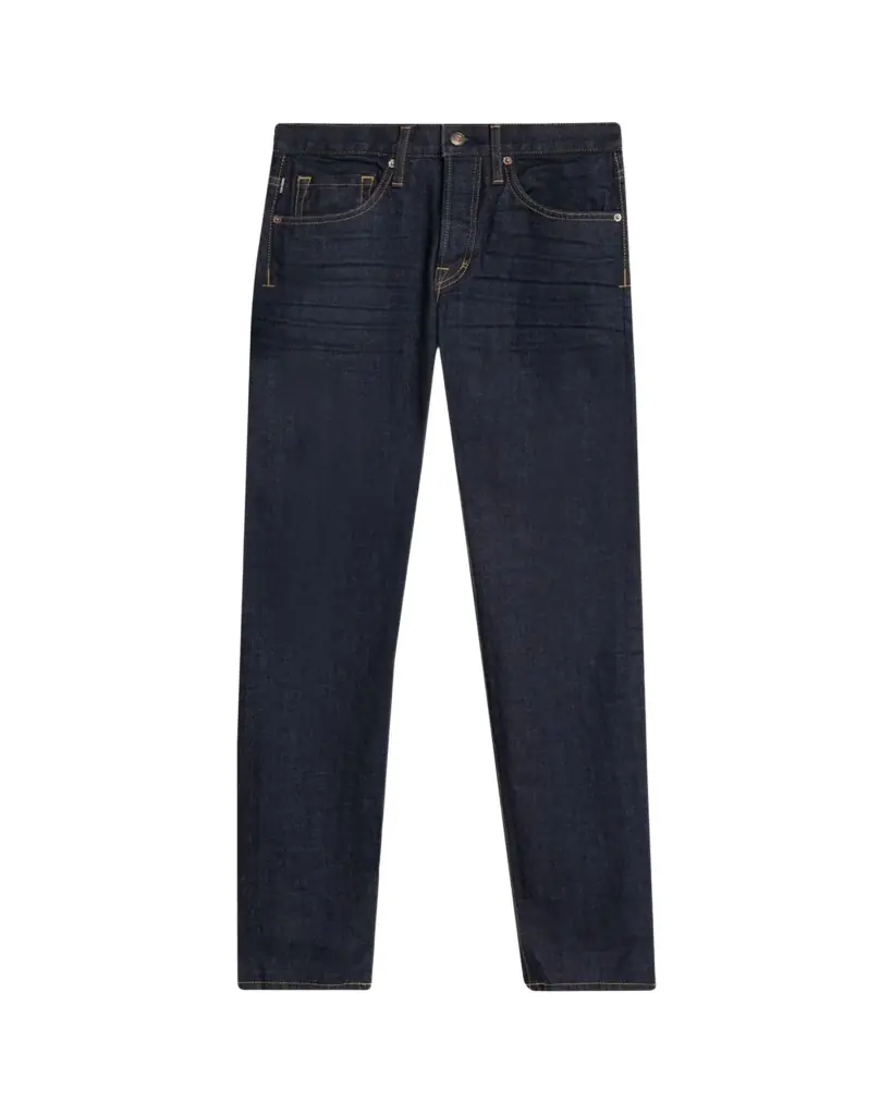 TOM FORD Men's Stretch Selvedge Denim Straight-Leg Jeans