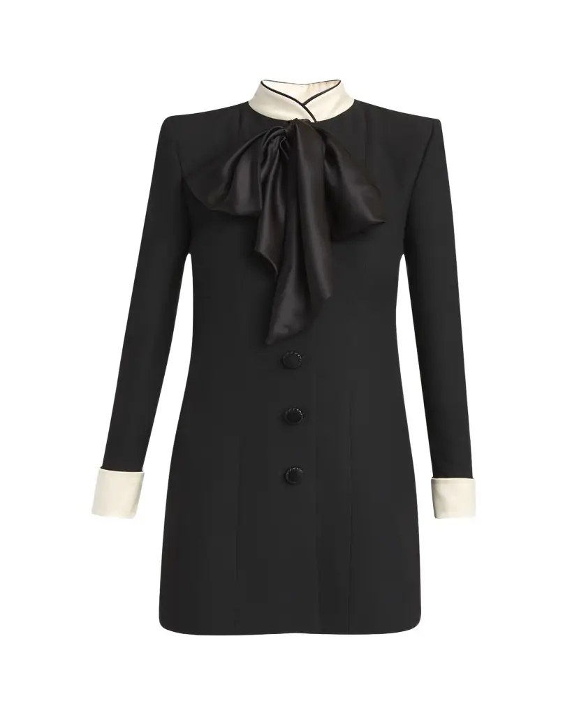 Valentino Garavani Crepe Couture Mini Dress