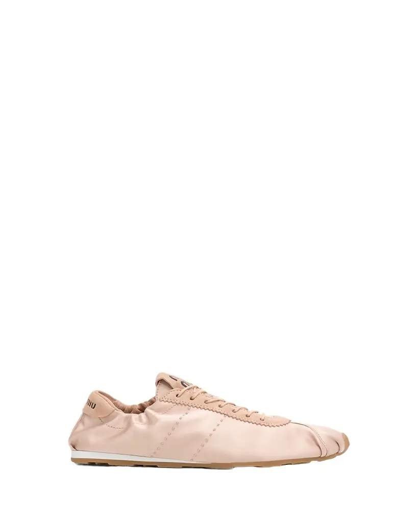 Miu Miu Satin Retro Runner Sneakers