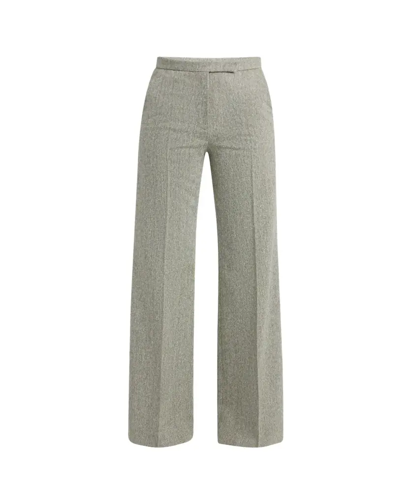 Valentino Garavani Pleated Wool-Blend Trousers