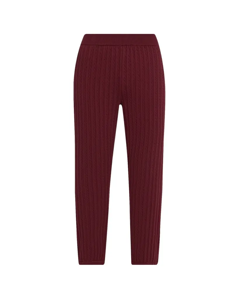 SIMKHAI Tillie Cashmere-Cotton Travel Pants