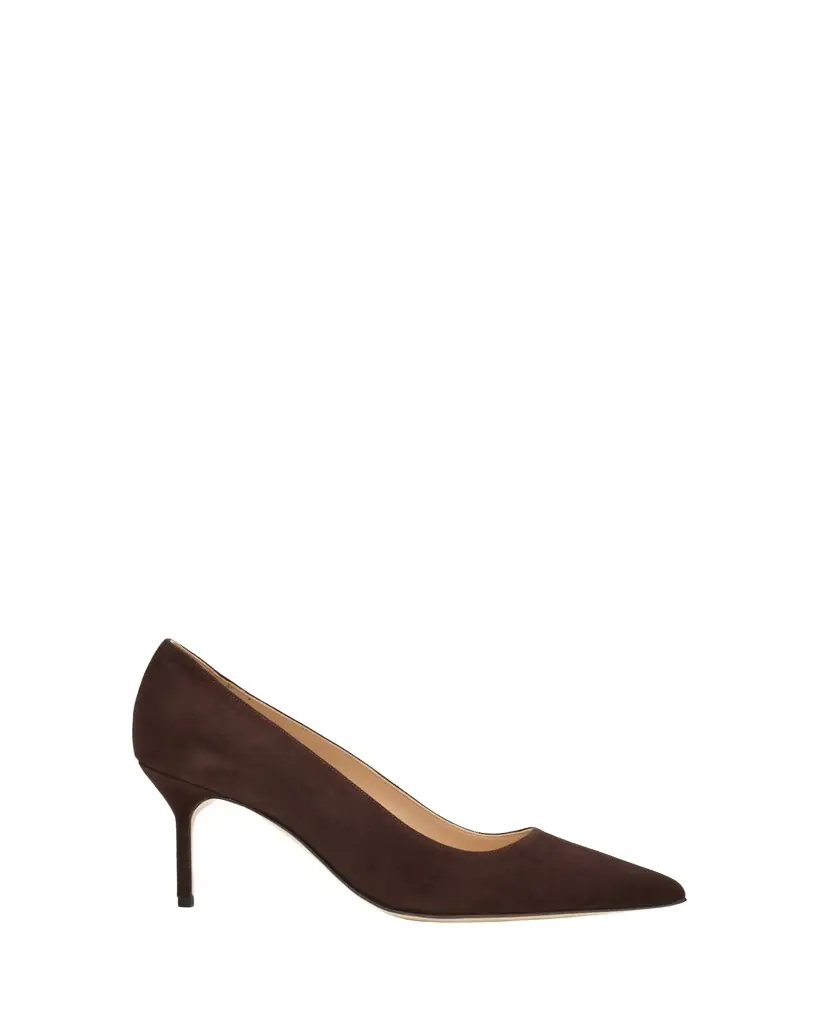 Manolo Blahnik 70mm BB Suede Pumps