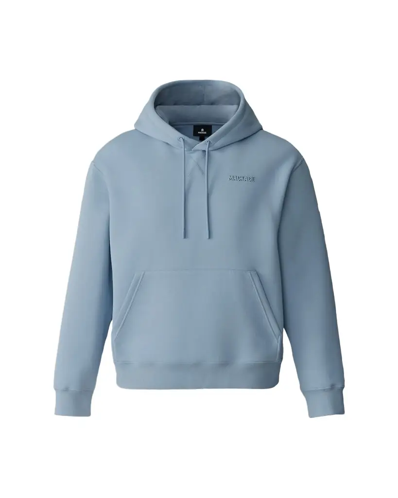 Mackage Men's Krystian Double-Face Jersey Logo Hoodie
