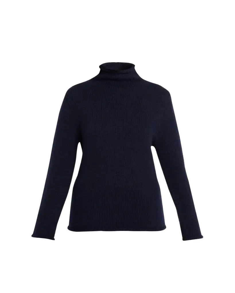 THE ROW Mariam Mock-Neck Cashmere Sweater