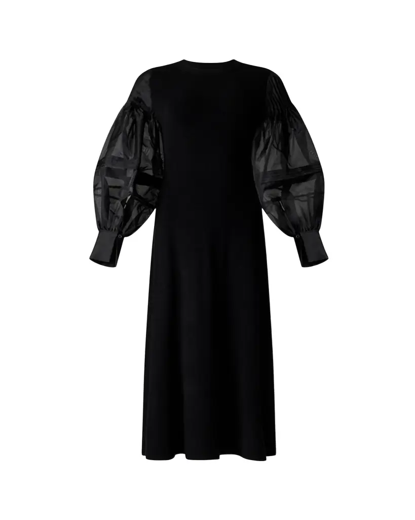 Altuzarra Carino Long-Sleeve Silk idi Dress