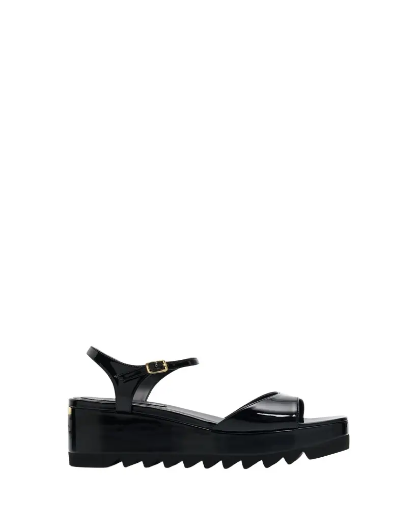 Stella McCartney 80mm Elyse Patent Platform Sandals