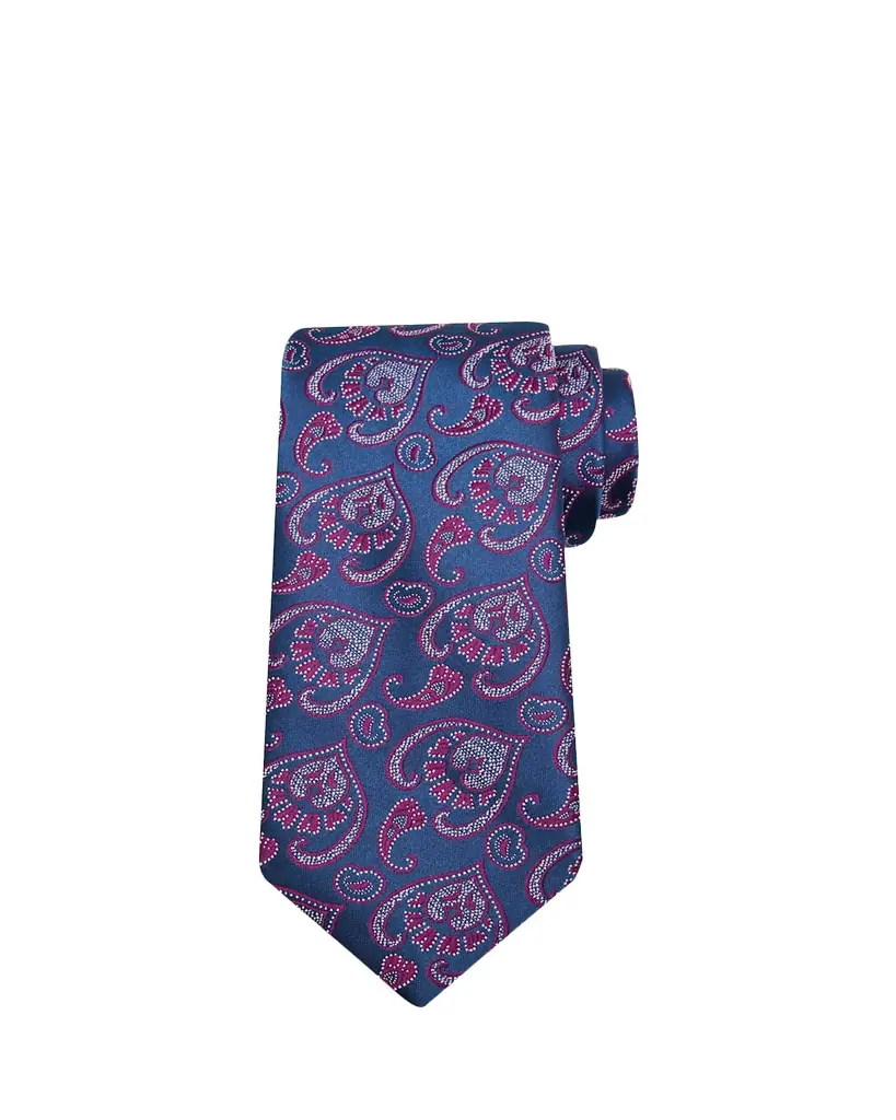 Charvet Men's Petite Geometric Silk Tie