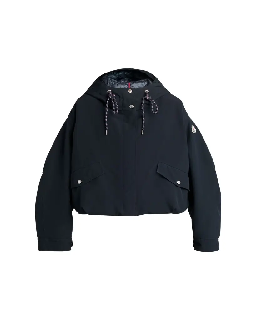 Moncler Eucalyptus Hooded Short Down Jacket