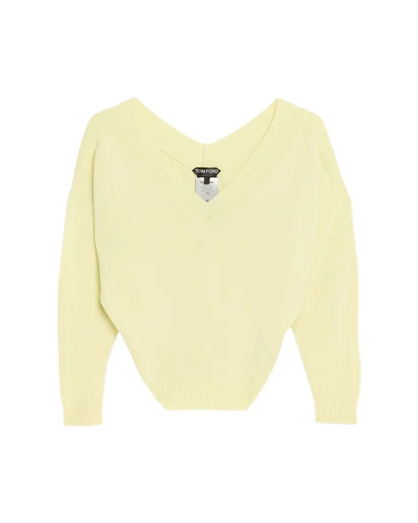 TOM FORD Cashmere Off-The-Shoulder Sweater