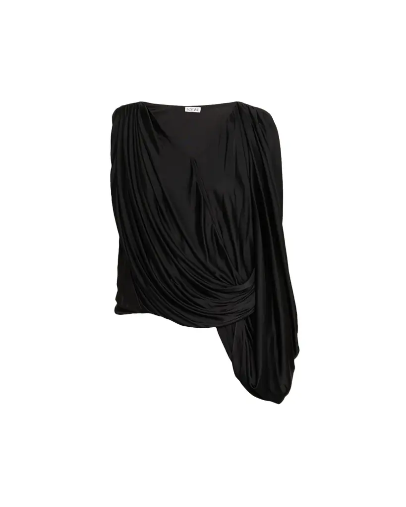 Loewe Draped Jersey Sleeveless Top