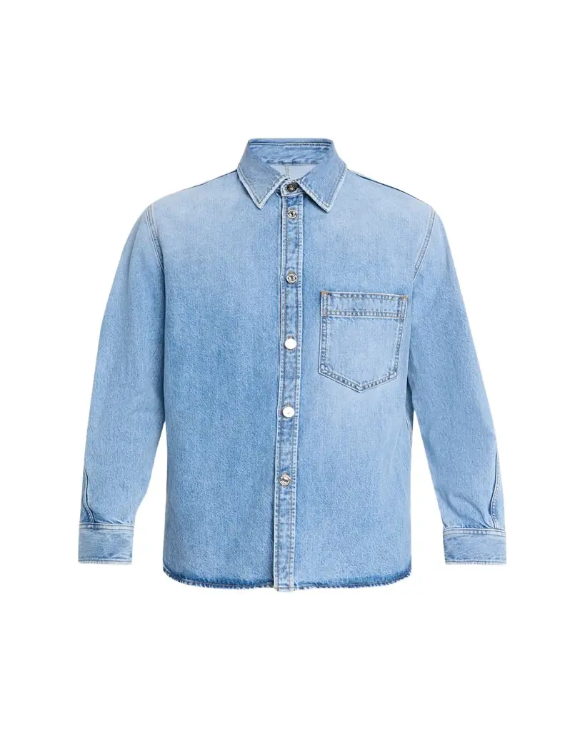Givenchy Men's tone-Washed Denim hirt