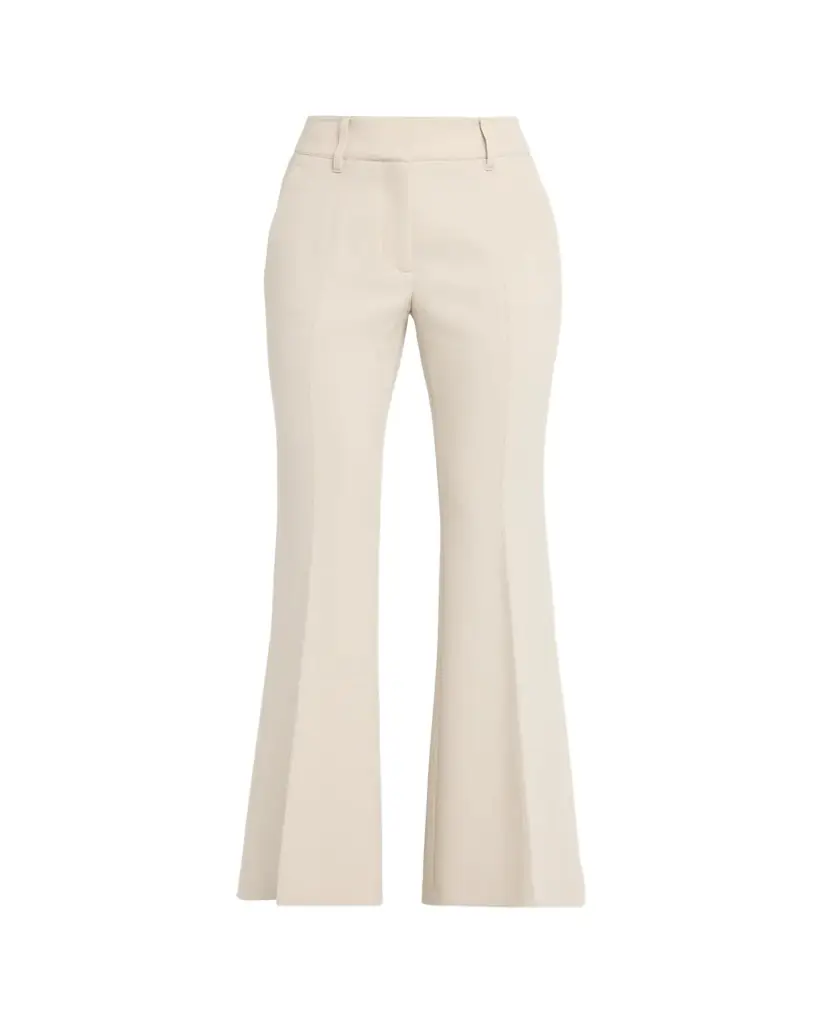 Gabriela Hearst Rhein Wool Crepe Seamed Flare Pants
