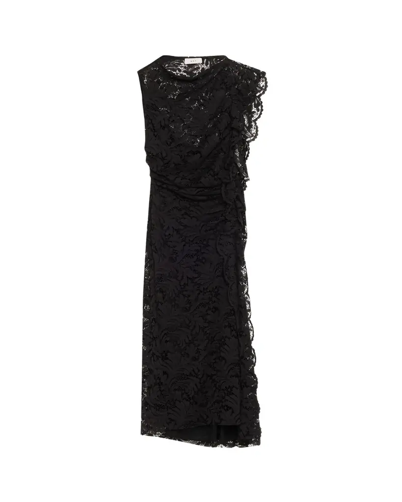 A.L.C. Astrid Draped Lace Dress - Women's Clothing