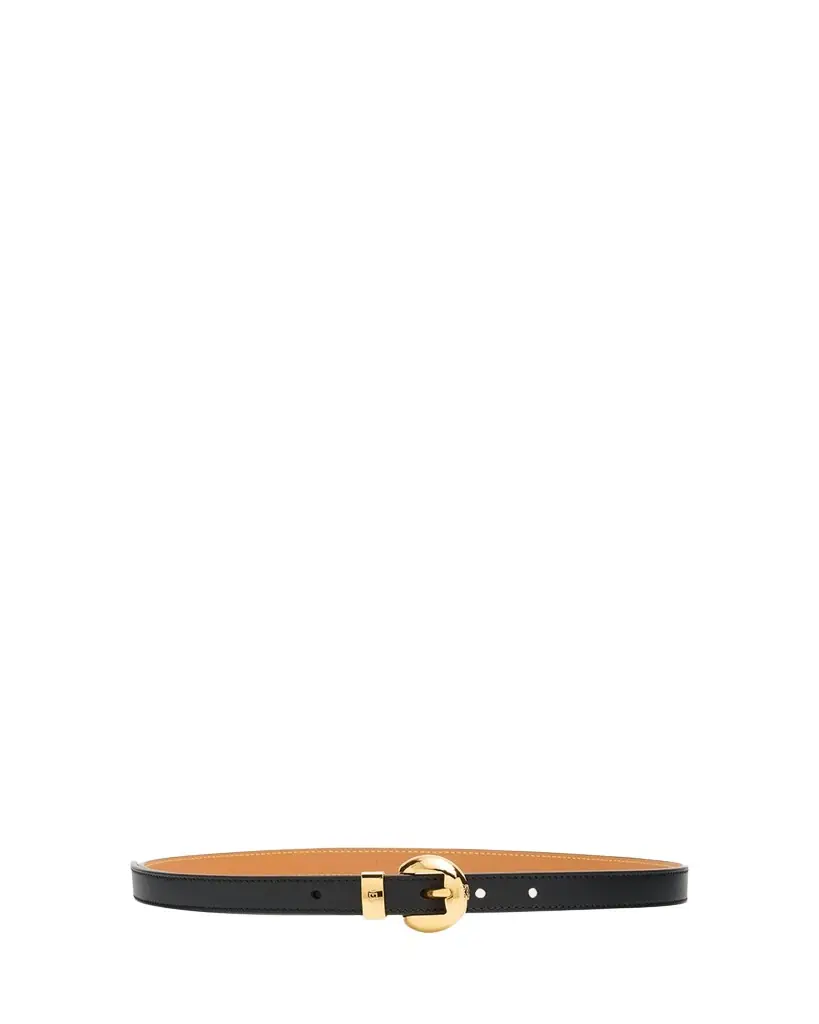 Loewe Pebble Leather Skinny Belt