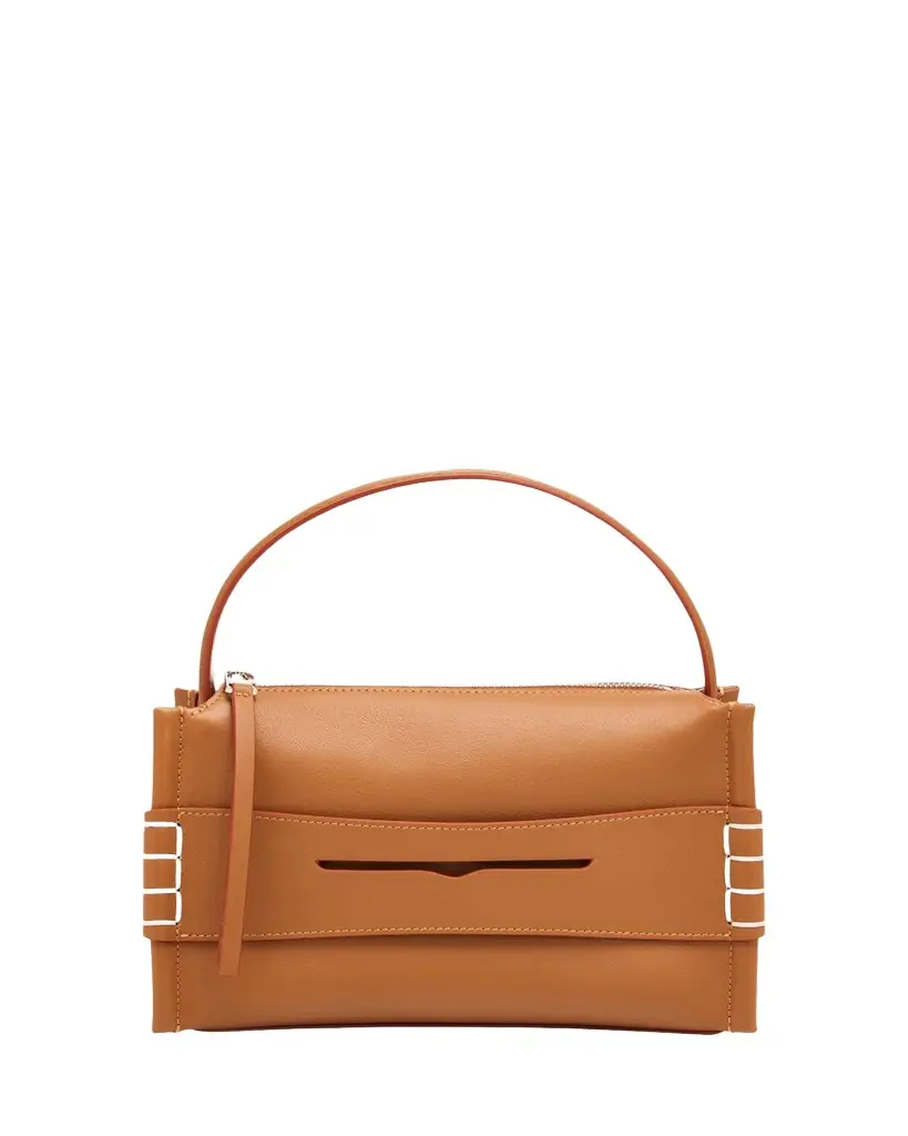 JW Anderson Small Loafer Leather Top-Handle Bag