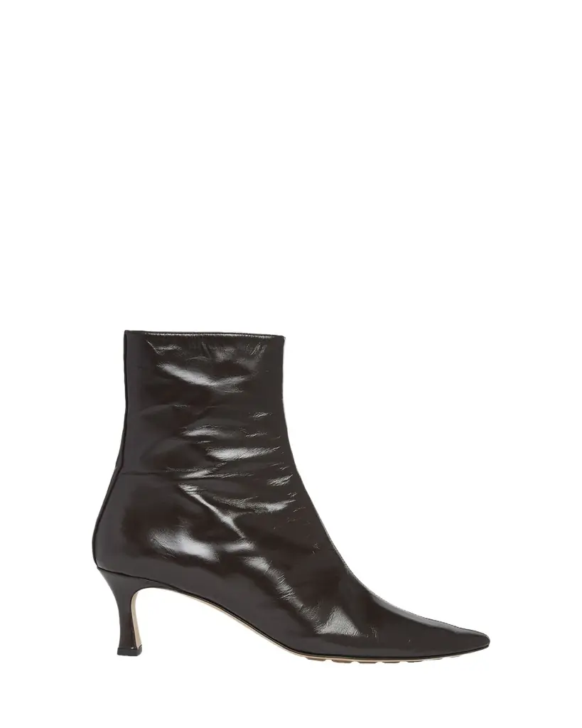 Bottega Veneta Sofia Leather Ankle Booties