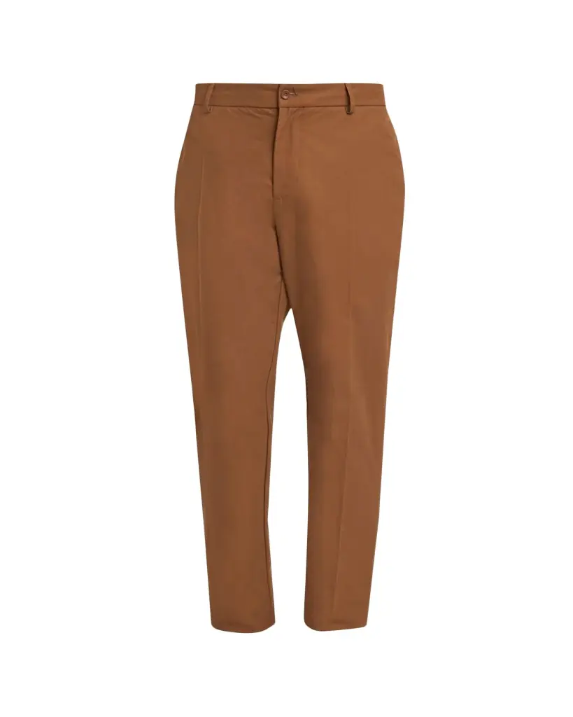 Moncler Men's Cotton Leather-Trim Straight Leg Trousers