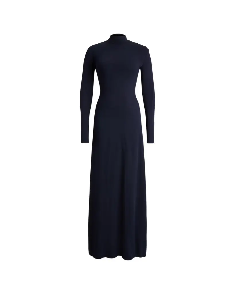 Ralph Lauren Collection Lorina Stretch Silk Jersey Day Dress