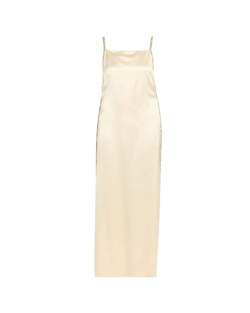 TWP It Had To Be You Embellished Satin Gown