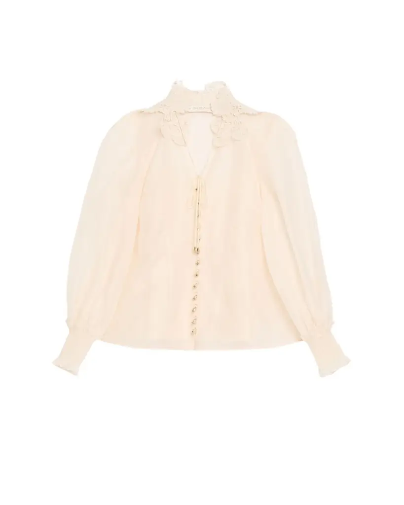 Zimmermann Rebellion Collared Blouse