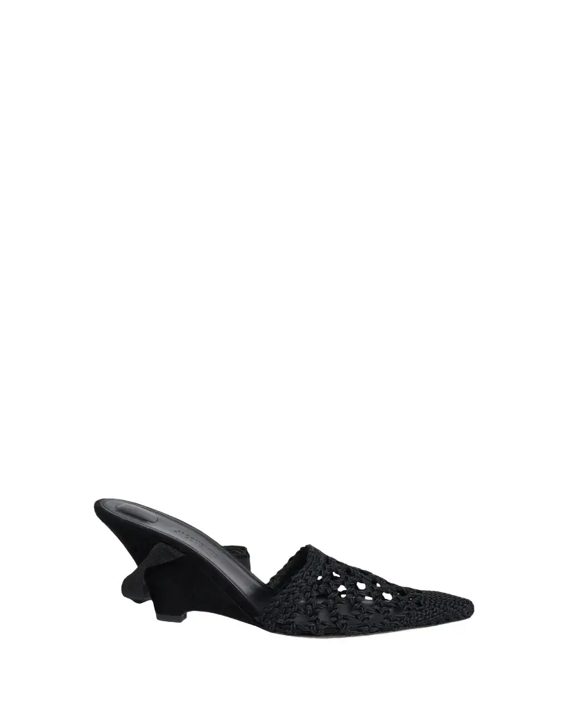 Jacquemus 80mm Les Espadrilles Ankle-Tie Wedge Mules