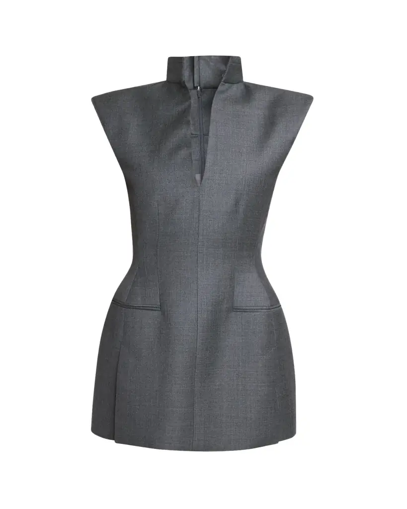Givenchy Sleeveless Jacket Mini Dress