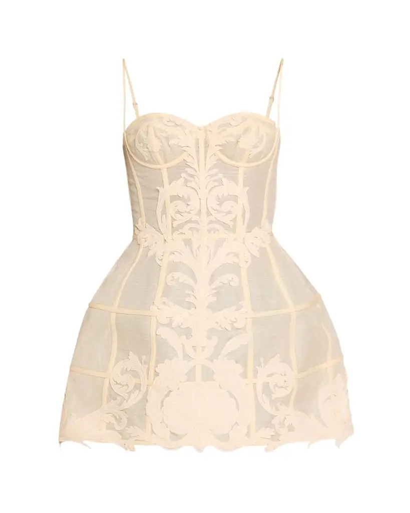 Zimmermann Rebellion Filigree Mini Dress