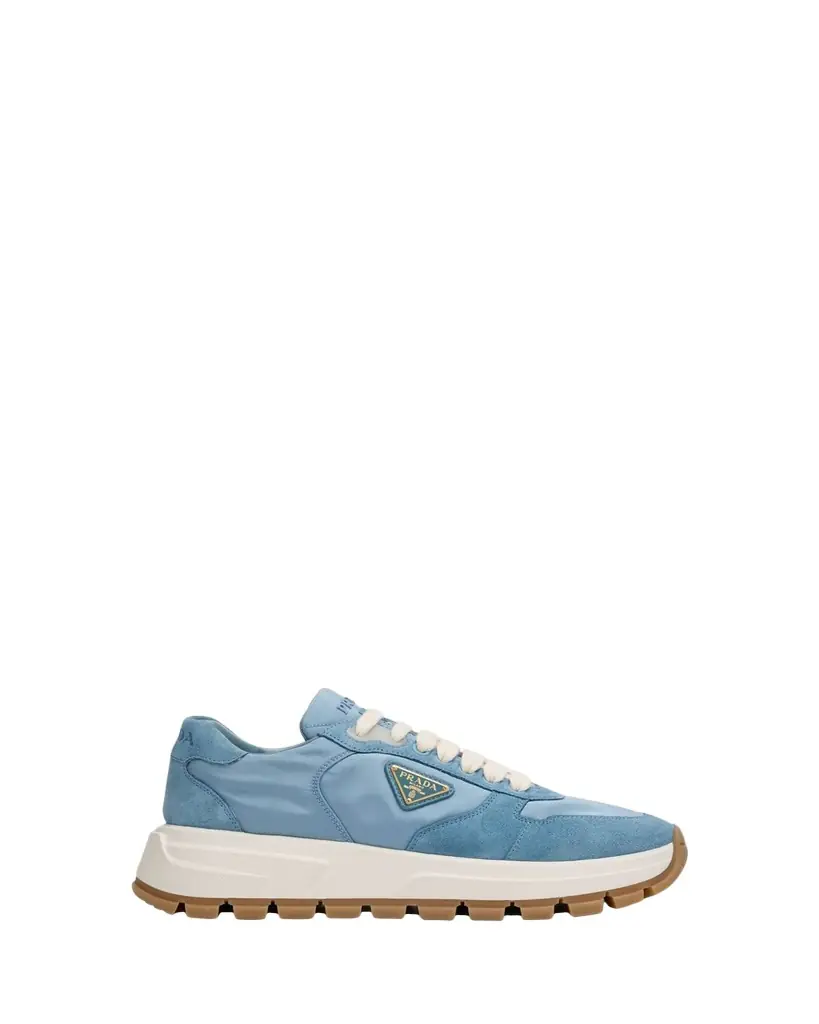 Prada Prax Suede Logo Runner Sneakers