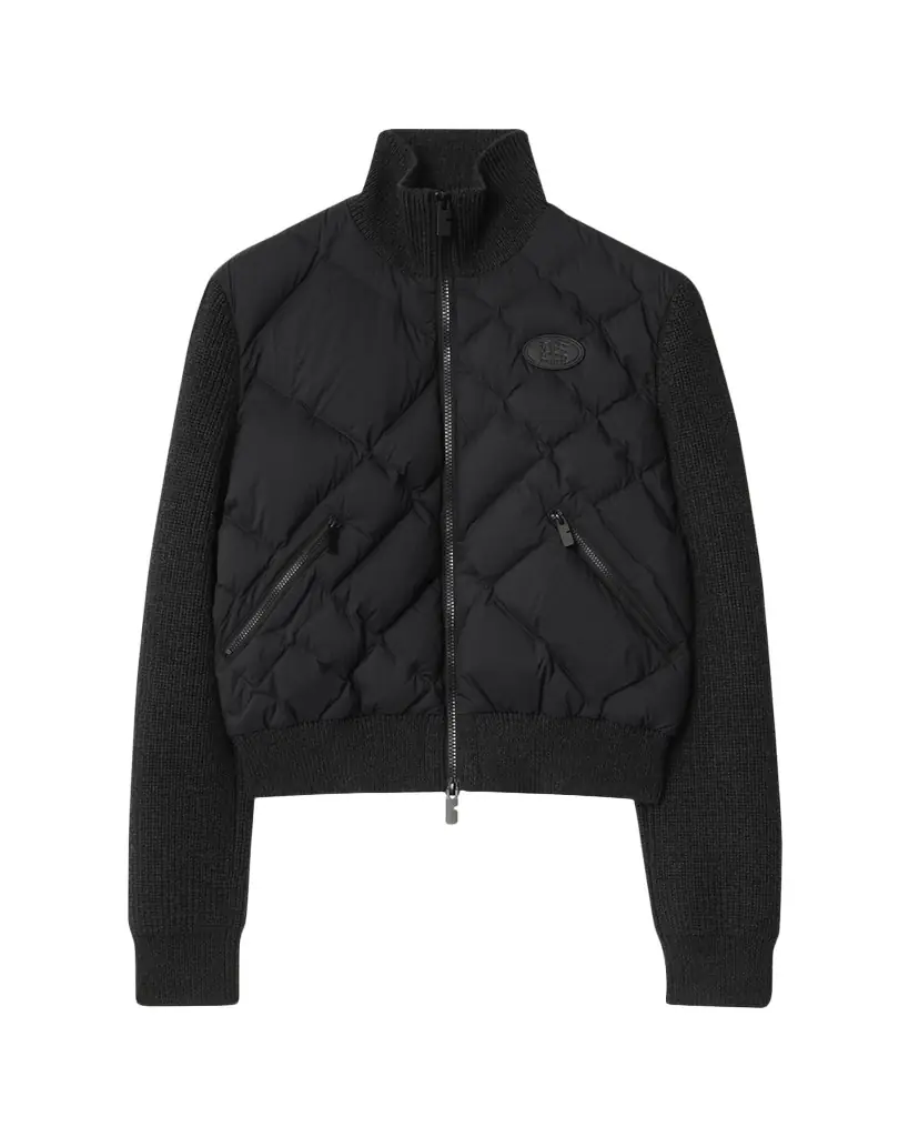 Burberry Kelsley Quilted Knit Jacket