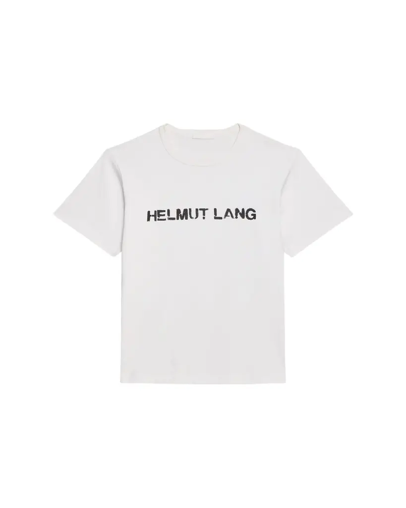 Helmut Lang Men's Relaxed-Fit Stencil Cotton Tee