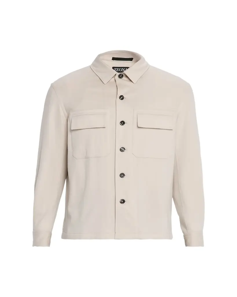 ZEGNA Men's Oasi Cashmere Overshirt
