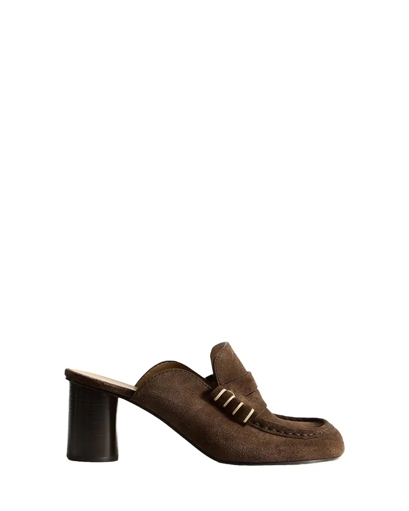JW Anderson 70mm Suede Loafer Mules