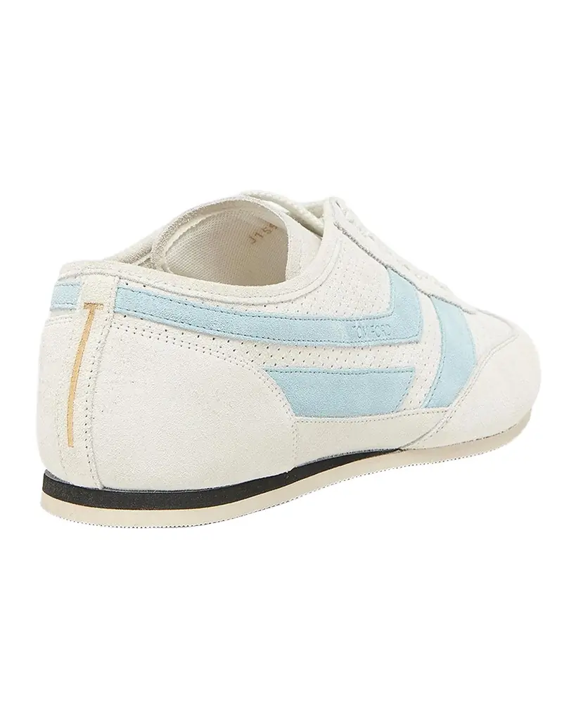 TOM FORD Men 's Brook Suede Low-Top Sneakers