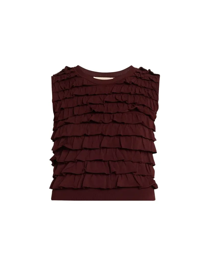 Ulla Johnson Lula Ruffle Tank Top