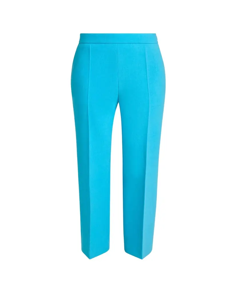 Chloe Lower Impact Wool Crepe Straight-Leg Ankle Pants