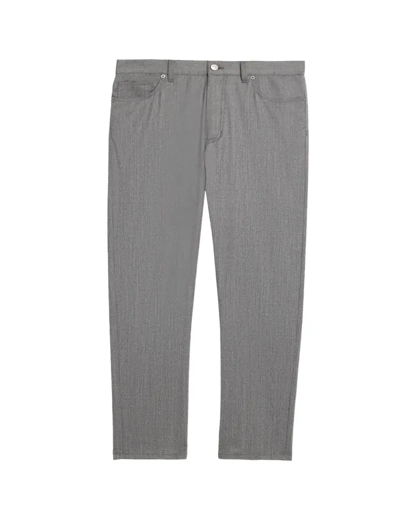 ZEGNA Men's Wool Straight Leg Five-Pocket Pants