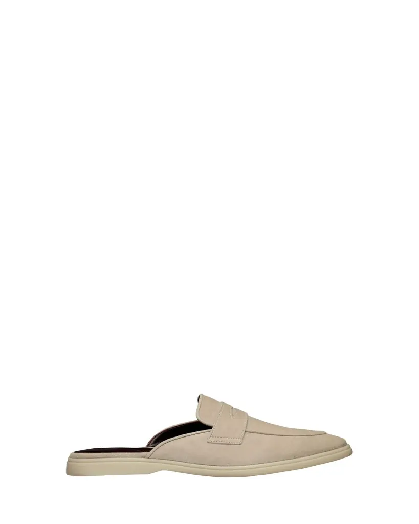 Bougeotte Suede Loafer Mules