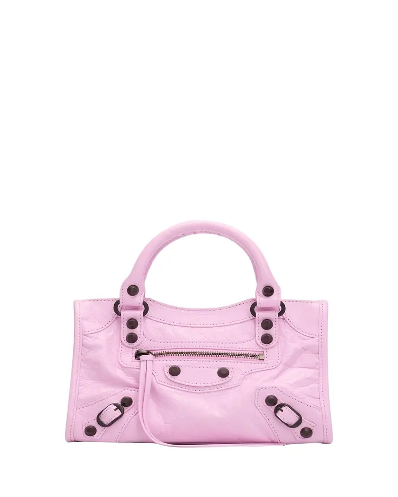 Balenciaga Le City Mini Leather Top-Handle Bag