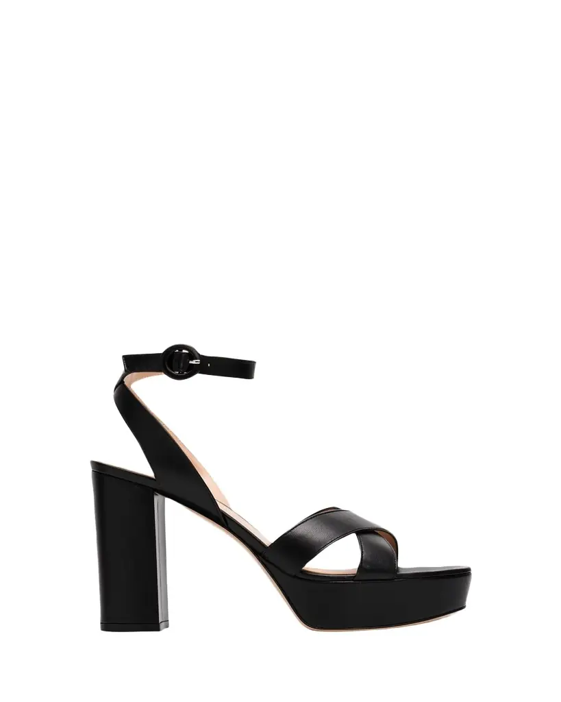 Gianvito Rossi Crisscross Ankle-Strap Platform Sandals