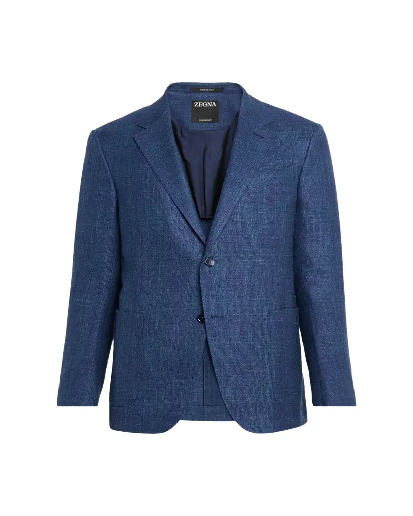 ZEGNA Men's Tonal Plaid Single-Breasted Sport Coat