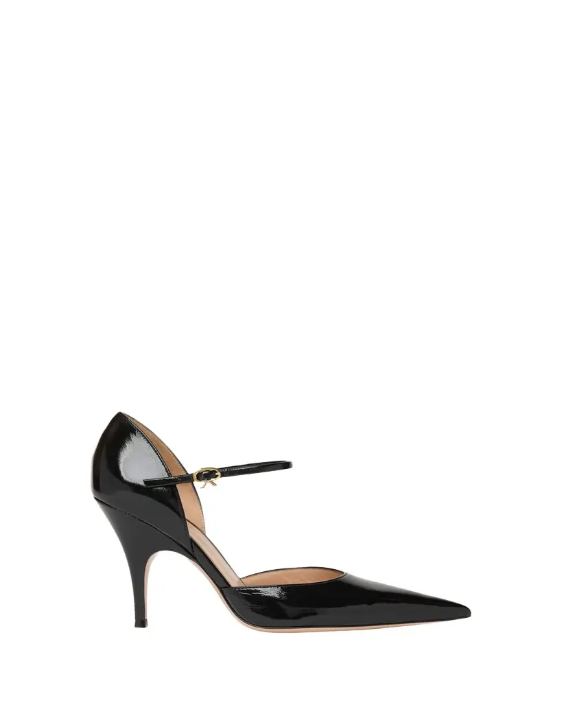 Gianvito Rossi 95mm Sofia Patent Leather d'Orsay Pumps