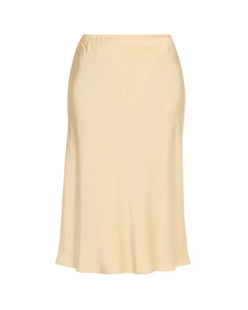 Vince Pull-On Satin Slip Skirt