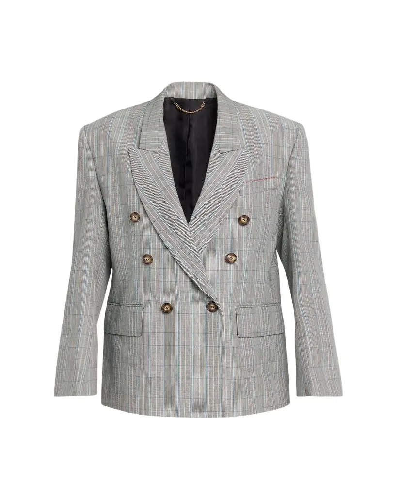Victoria Beckham Double-Breasted Wool Jacket