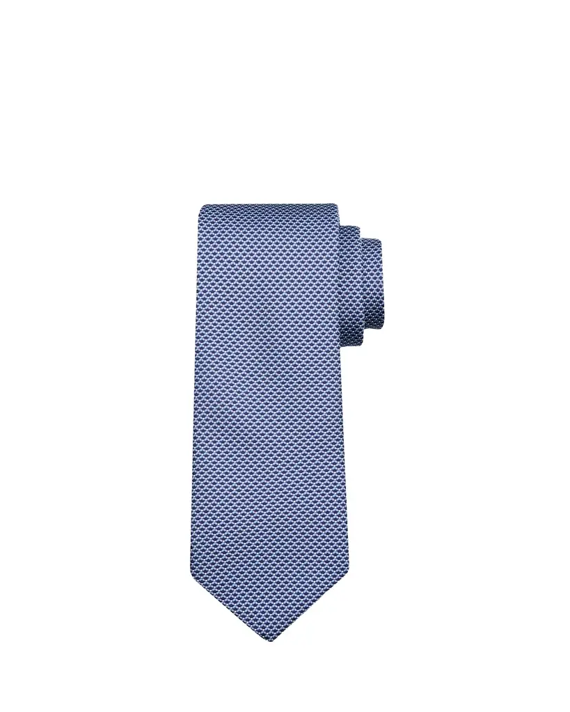 Brioni Men's Micro Print Silk Jacquard Tie