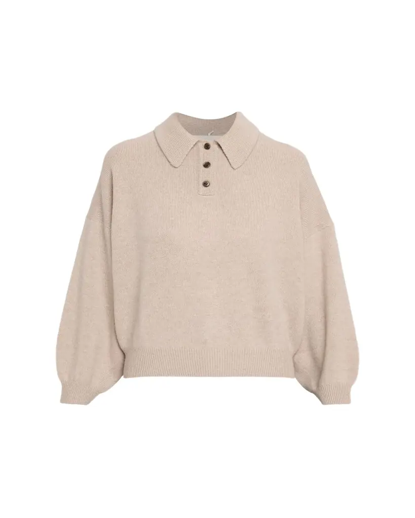 Lisa Yang Etta Cashmere Polo Sweater