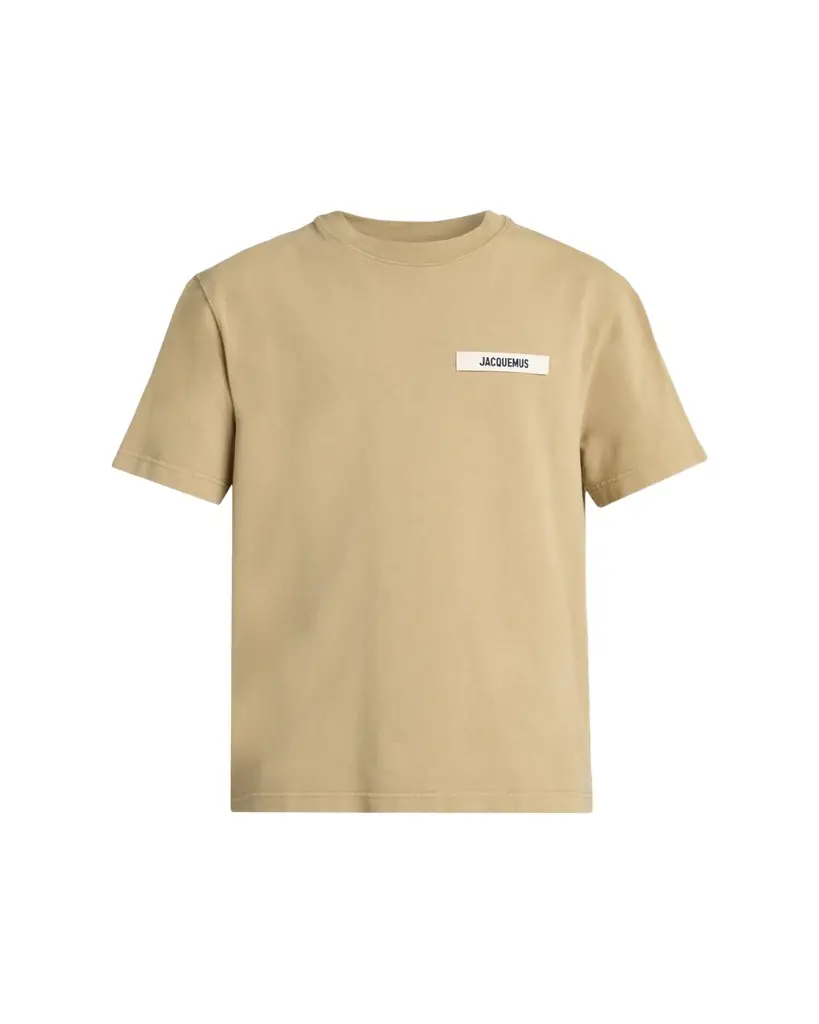 Jacquemus Men's Grosgrain Logo Crewneck T-Shirt