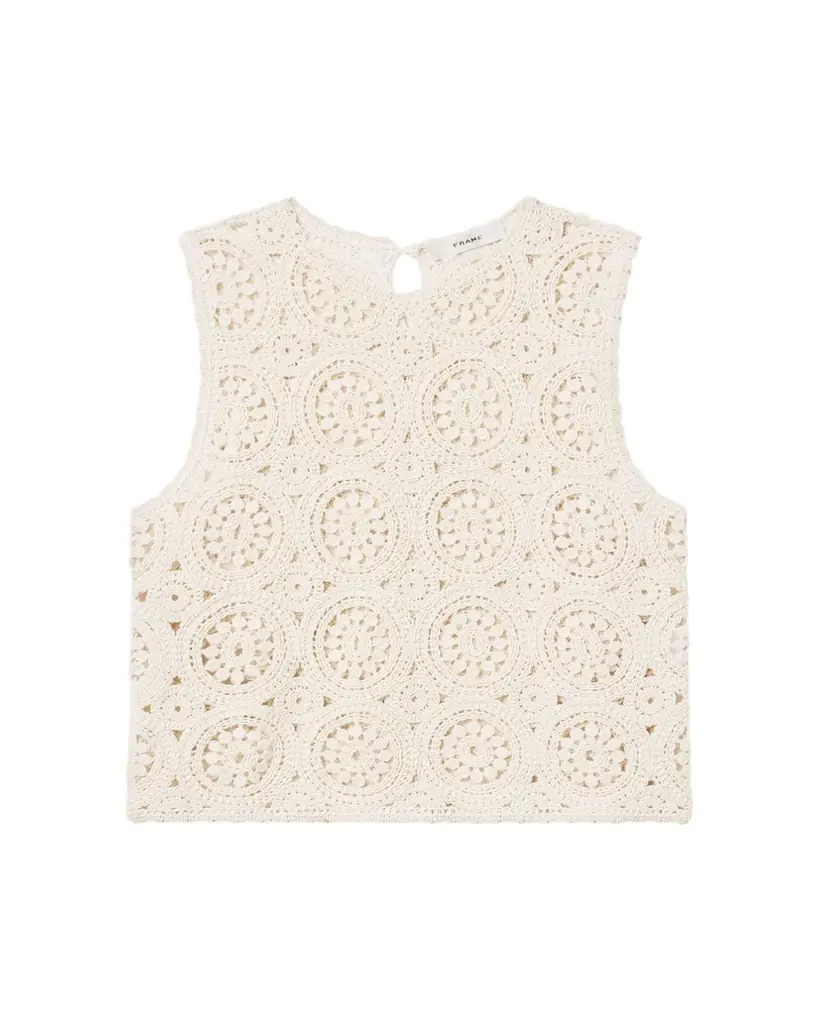 FRAME The Crochet Tank Top