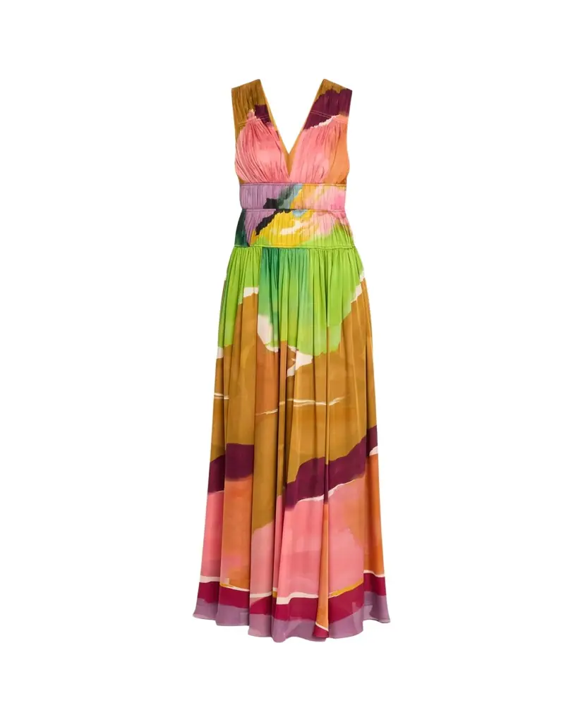 Ulla Johnson x Helen Frankenthaler Boheme Silk-Chiffon Gown