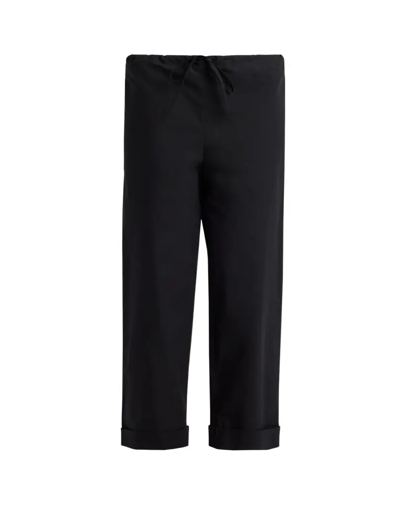 THE ROW Delano Straight-Leg Cotton Poplin Pants