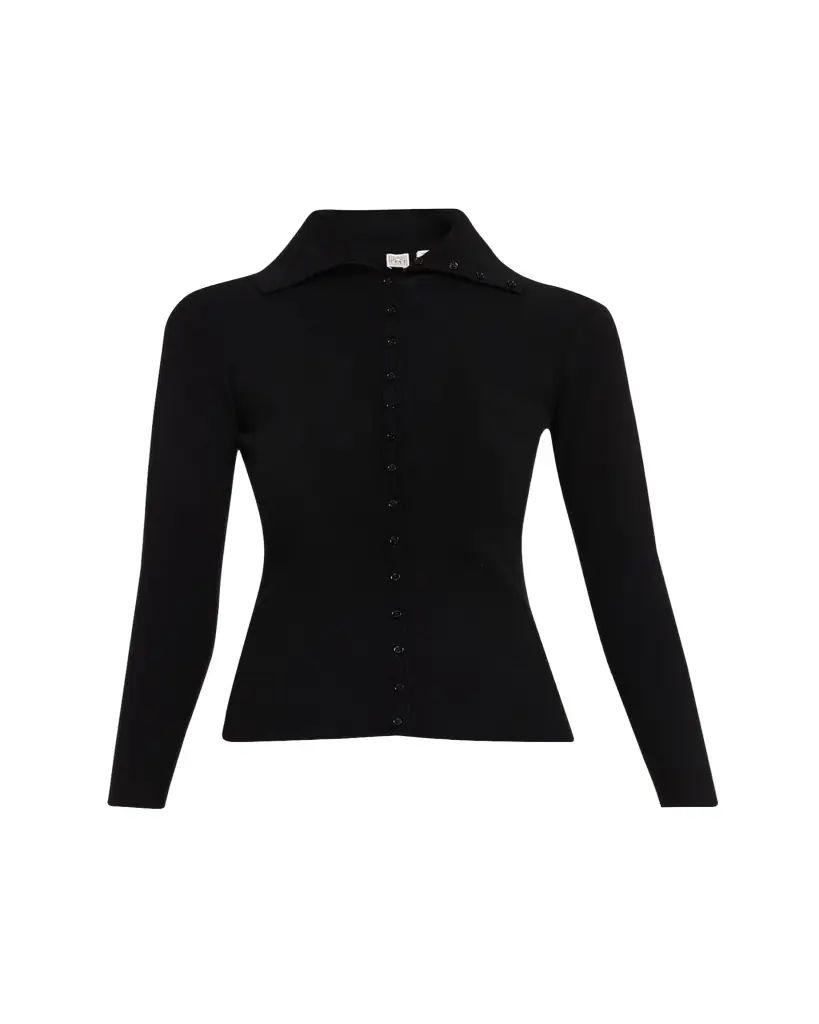 Toteme Fitted Polo Cardigan
